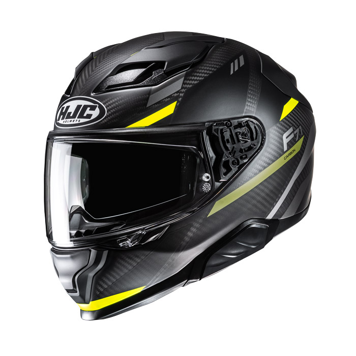 HJC F71 CARBON ESIRA YELLOW MATT