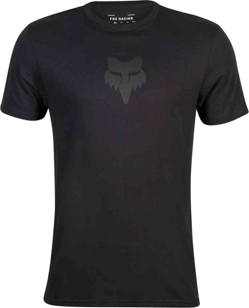 FOX T-SHIRT PREMIUM HEAD BLACK BLACK