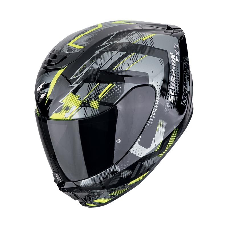 SCORPION EXO-391 CLUTTER  BLACK YELLOW