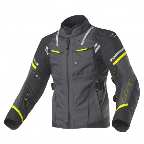 CLOVER GIACCA HYPERBLADE LADY WP GIALLO GRIGIO SCURO