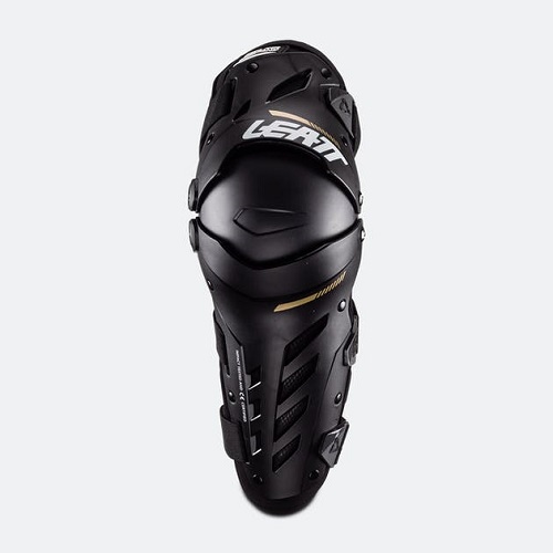 GINOCCHIERE LEATT KNEE GUARD DUAL AXIS BLACK GOLD