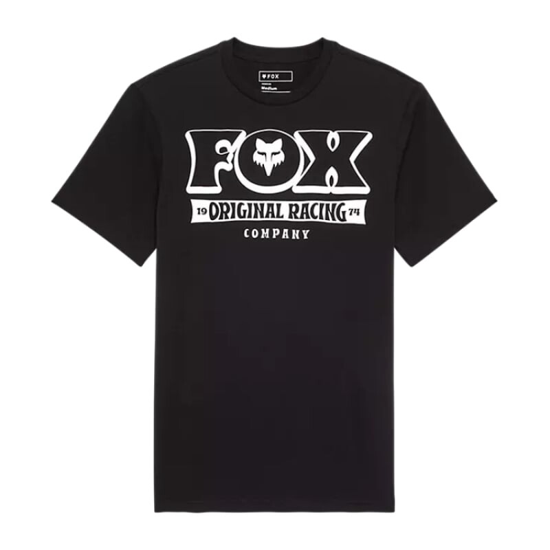 FOX T-SHIRT BANNER PREMIUM BLACK