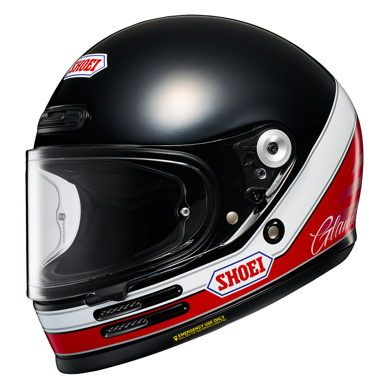 SHOEI CASCO INTEGRALE GLAMSTER 06 ABIDING TC-3 RED GLOSS