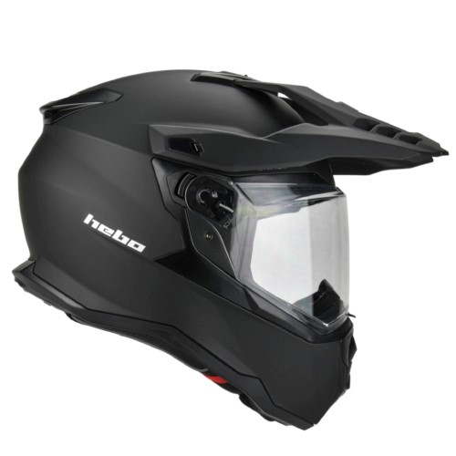 HEBO CASCO ENDURO XP-22 TRANSAM BLACK MATT