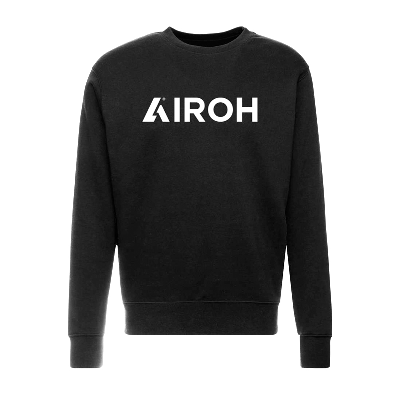 AIROH FELPA GIROCOLLO BLACK