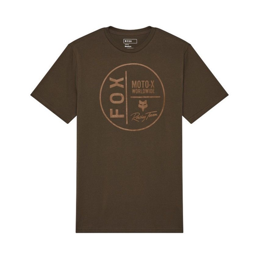 FOX T-SHIRT WORLDWIDE PREMIUM BROWN