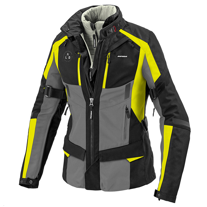 -25% SPIDI GIACCA 4 SEASON EVO LADY  NERO GIALLO