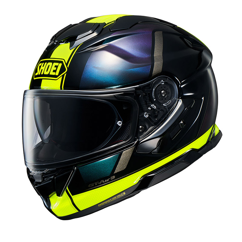 -25% SHOEI GT-AIR 3 SCENARIO TC-3 BLACK YELLOW GLOSS