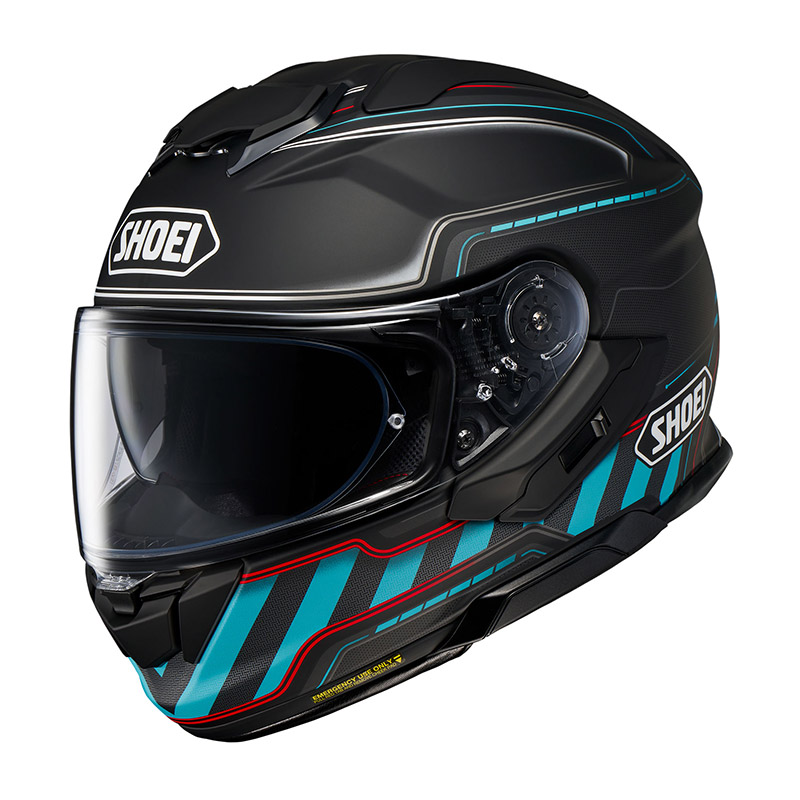 -25% SHOEI CASCO GT-AIR 3 DISCIPLINE TC-2 MATT BLACK TEAL