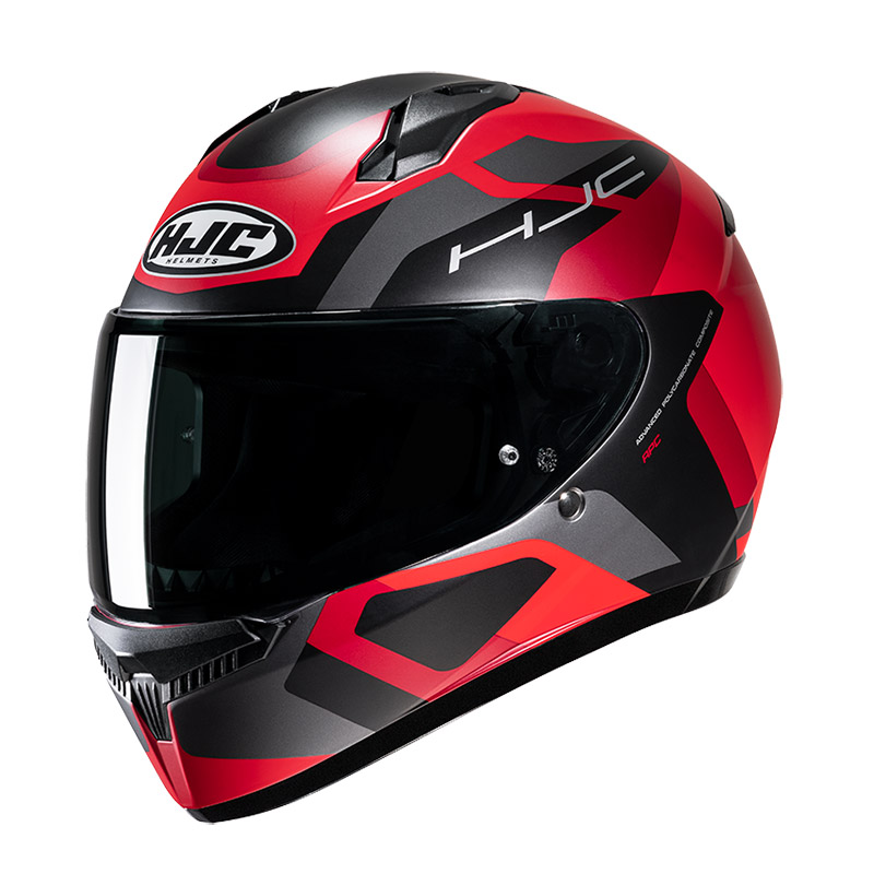 HJC CASCO INTEGRALE C10 TINS MATT BLACK RED