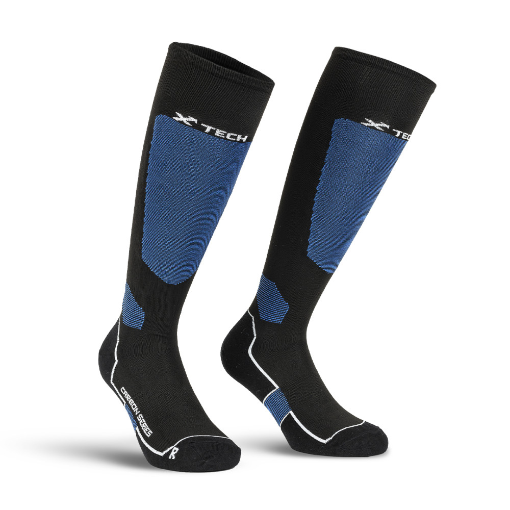XTECH CALZE CARBON 2.0 NERO BLU