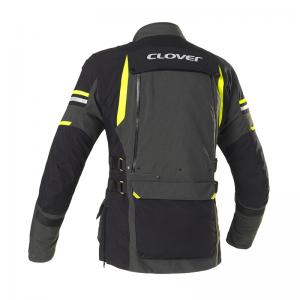 CLOVER GIACCA LAMINATOR 2 WP GRIGIO SCURO GIALLO