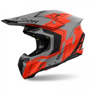 -20% AIROH CASCO TWIST 3 DIZZY ORANGE FLUO MATT