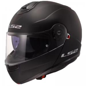 LS2 CASCO APRIBILE STROBE 2 FF908 SOLID NERO OPACO