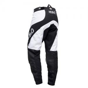 HEBO PANTALONI STRATOS NERO BIANCO