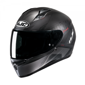 HJC CASCO INTEGRALE C10 INKA MATT BLACK RED