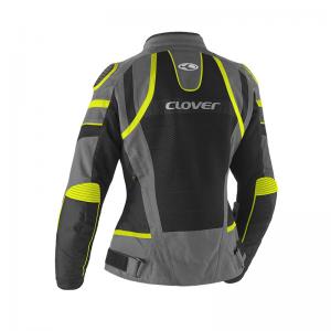 CLOVER GIACCA RAINJET-3 WP LADY GRIGIO GIALLO NERO
