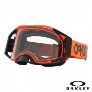 OAKLEY AIRBRAKE ABMX Moto Orange B1B  - Lens Clear
