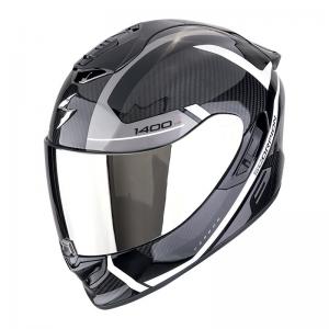 SCORPION EXO-1400 EVO 2 CARBON AIR BLACK ENKO SILVER WHITE