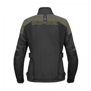 GIACCA SPIDI LADY EQUINOX NET WINDOUT MILITAR