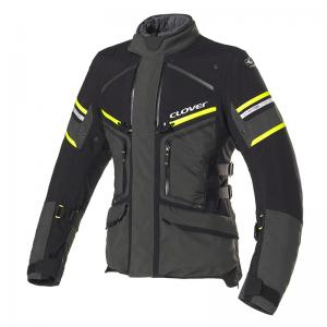 CLOVER GIACCA LAMINATOR 2 WP GRIGIO SCURO GIALLO