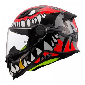 LS2 CASCO KID PUNK RED