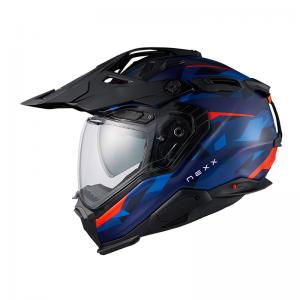 CASCO ENDURO NEXX X.WED3 TRAILMANIA BLUE RED MT