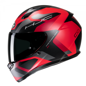 HJC CASCO INTEGRALE C10 TINS MATT BLACK RED