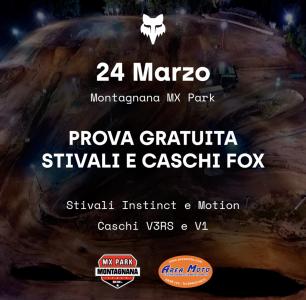 PISTA MONTAGNANA PROVA GRATUITA STIVALI E CASCHI FOX