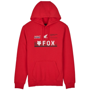 FOX FELPA HONDA CON CAPPUCCIO RED