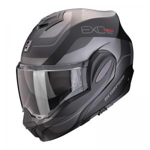 SCORPION EXO-TECH EVO PRO COMMUTA MATT BLACK SILVER