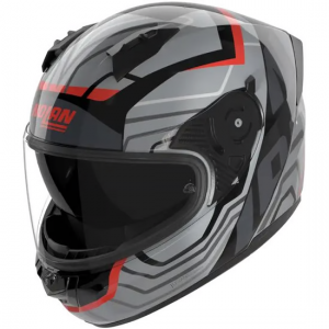 NOLAN N60.6 ECLETTICO NERO GRIGIO ROSSO