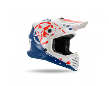 UFO CASCO CROSS KID KOREY BLU
