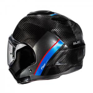 HJC CASCO MODULARE F100 CARBON STAN RIGA BLU