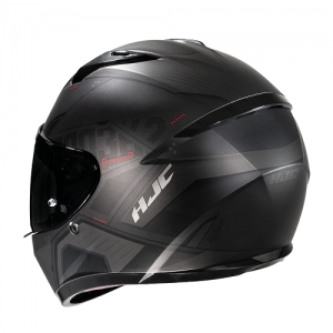 HJC CASCO INTEGRALE C10 INKA MATT BLACK RED