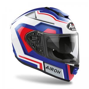 AIROH CASCO INTEGRALE ST.501 SQUARE BLUE/RED GLOSS
