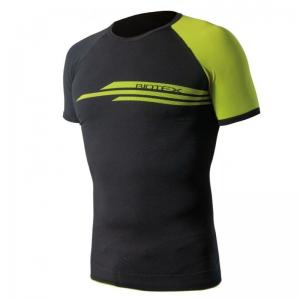 BIOTEX T-SHIRT IMPACT NERO/VERDE LIME