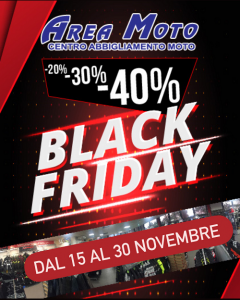 BLACK FRIDAY DAL 15 AL 30 NOVEMBRE