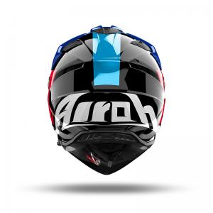 AIROH BANDIT TUNE BLU ROSSO LUCIDO