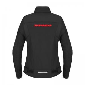 SPIDI GIACCA LADY CORSA TEX NERO ROSSO
