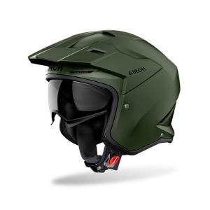 AIROH CASCO TRIAL KOMBAKT VERDE MILITARE OPACO