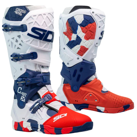 SIDI STIVALI CROSSAIR X BIANCO BLU ROSSO