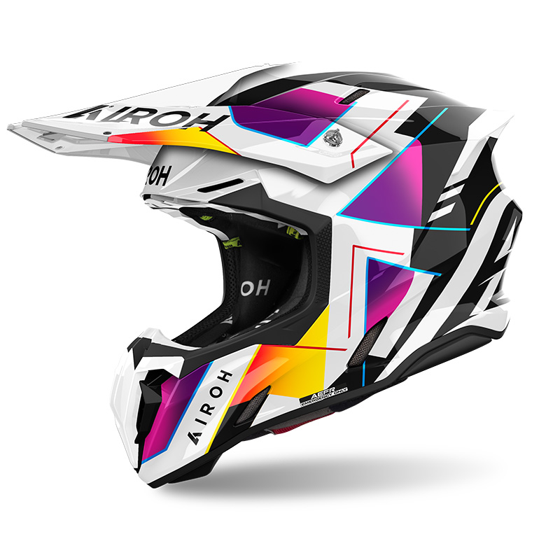 AIROH CASCO TWIST 3 RAINBOW GLOSS