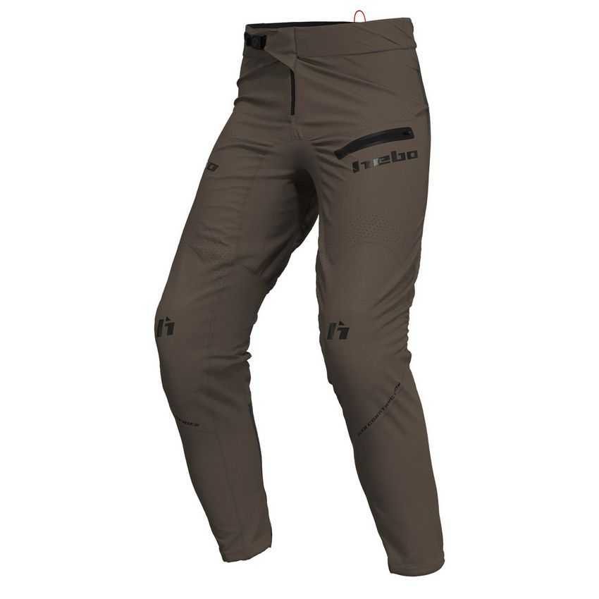 HEBO TRIAL PANTALONI TECH MARRONE