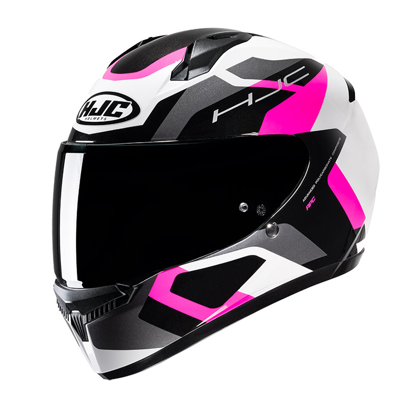 HJC CASCO INTEGRALE C10 TINS ROSA GRIGIO